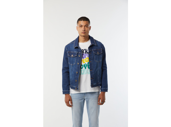 Veste en jean matière eco