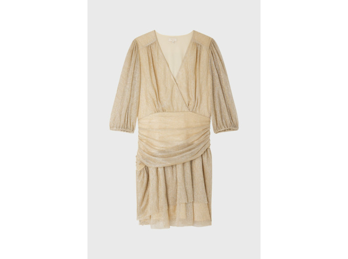 Robe courte en lurex - ELISABETH