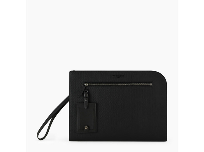Pochette 13 Emile en cuir monogramme