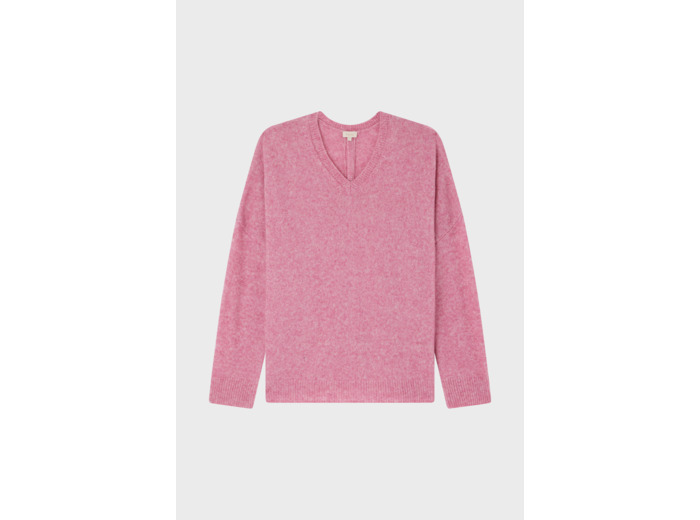 Pull V oversize chiné - JOURNA