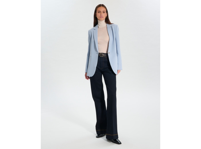 Veste Victorina Bleu Ciel en Polyester