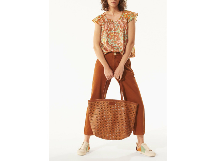 Blouse caramel