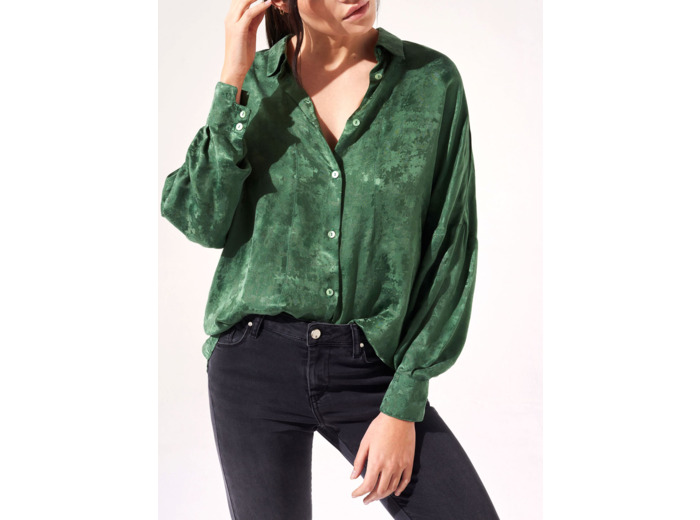 Chemise vert prairie
