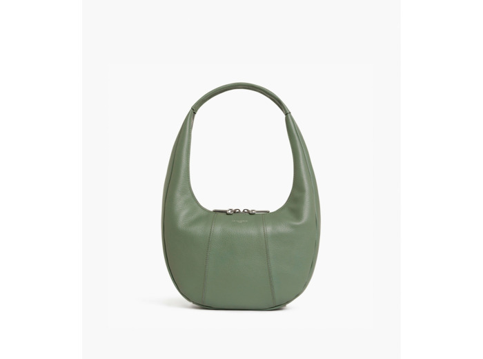 Sac hobo moyen modèle Juliette en cuir grainé