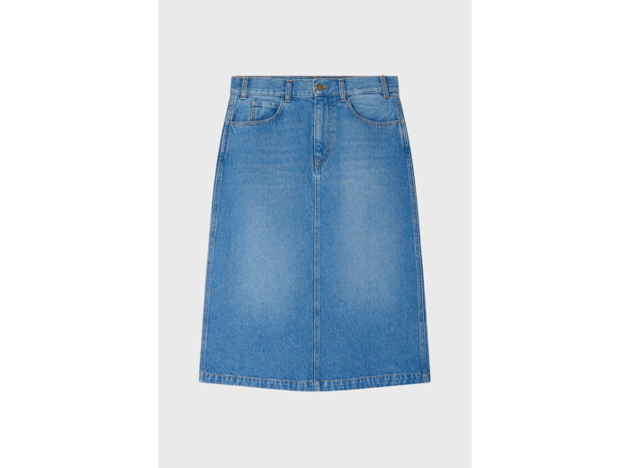 Jupe droite en denim - DARILLE