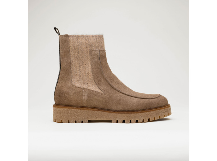 Boots Femme Quanto Beige