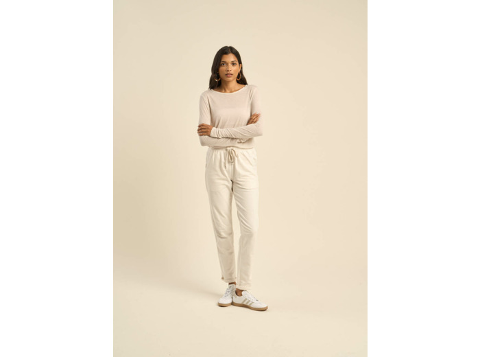 Jogging détails en satin