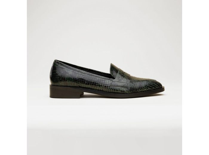 Mocassins Femme Moda Vert
