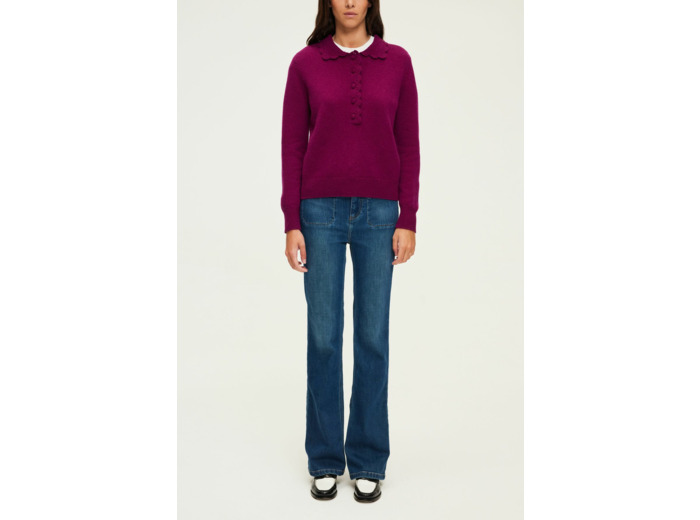 Pull polo en laine - JANIRA
