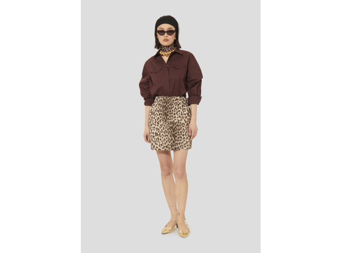 Chemise Carlotta Figue en Coton