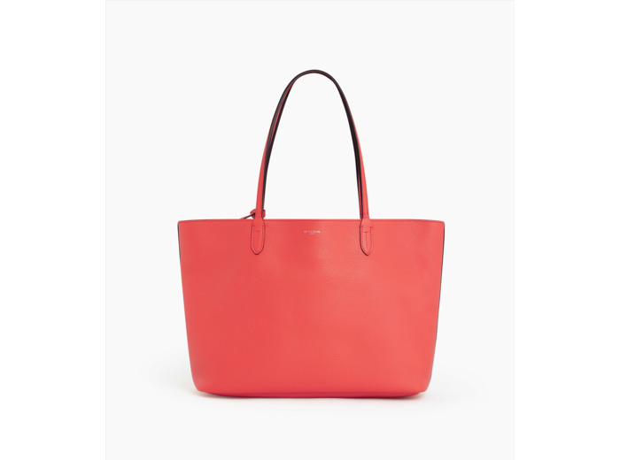 Grand sac cabas Louise en cuir grainé