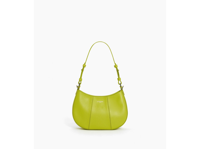Petit sac demi-lune Juliette en cuir grainé