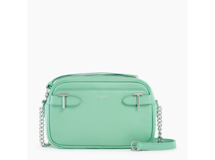 Sac bandoulière Laura en cuir lisse