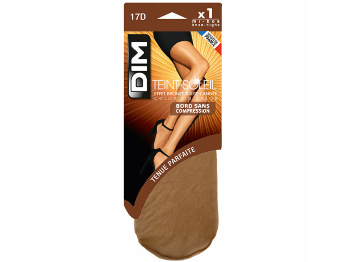 Mi-bas terracotta Teint de Soleil effet bronzé naturel 17D