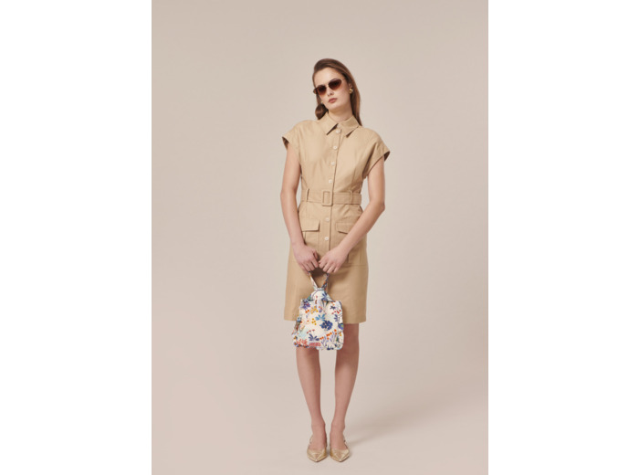 Robe Rajah Beige en Coton