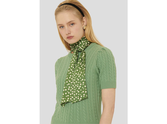 Pull Priyanka Amande en Laine Merinos Extrafine