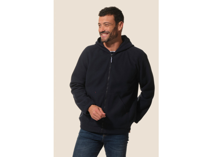 Veste homme zippée à capuche Rex