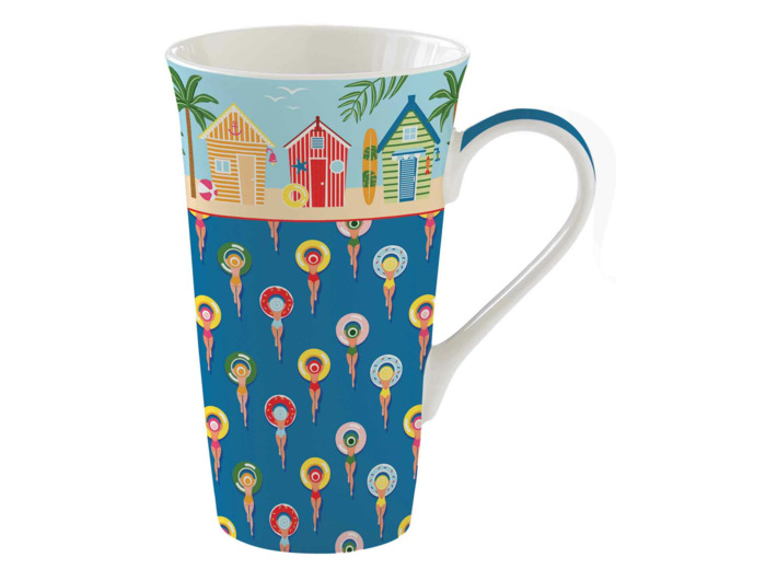 A LA PLAGE Coffret mug 60cl porcelaine