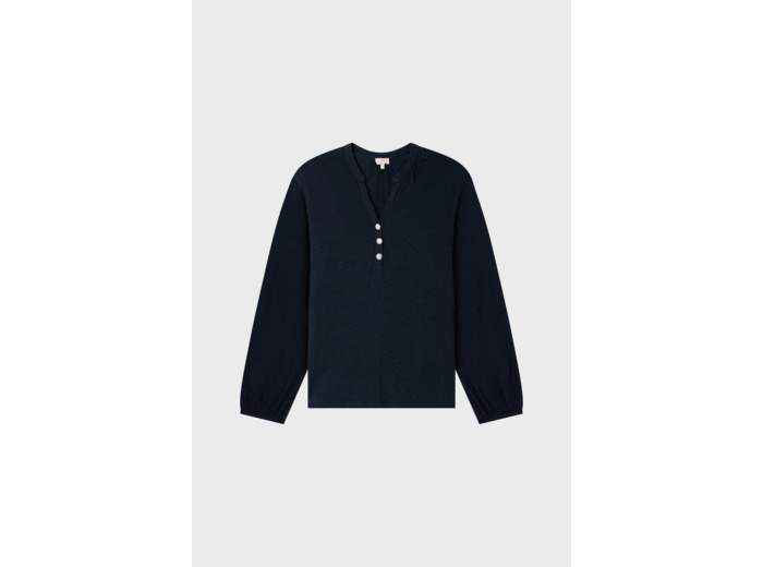 T-shirt manches longues et strass - ALYS