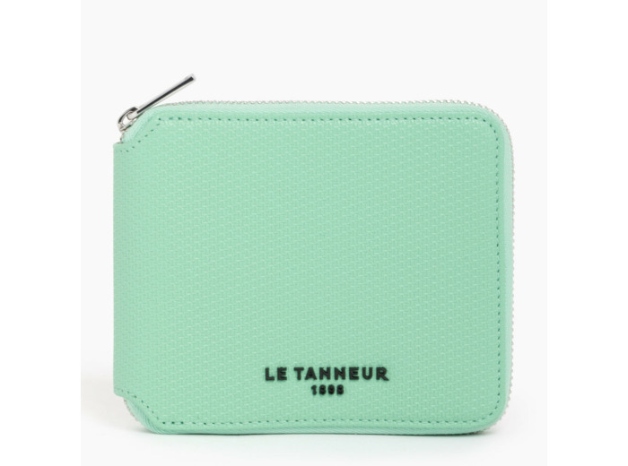 Porte monnaie zip en L Emile en cuir monogramme