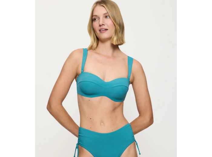 Haut de maillot de bain avec armatures et coques