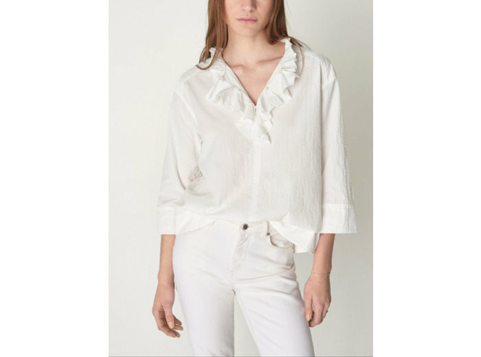 Blouse angélique blanc