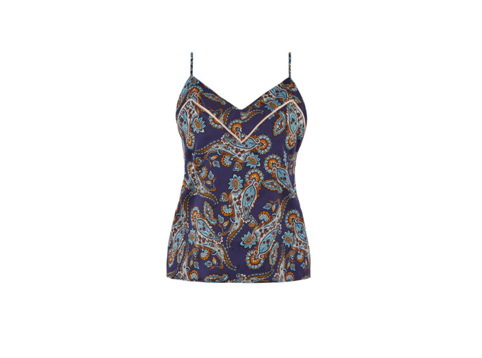 Top à fines bretelles Silk by Night