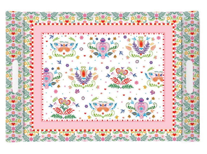 SPRING FOLK Plateau 49X34cm