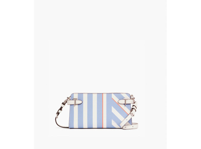 Petit sac à bandoulière Emilie en cuir grain caviar