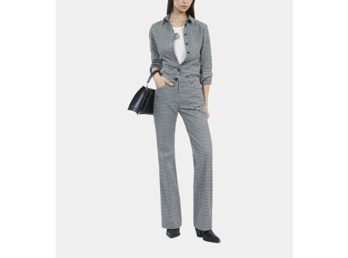 Chemise À Carreaux Vichy black white