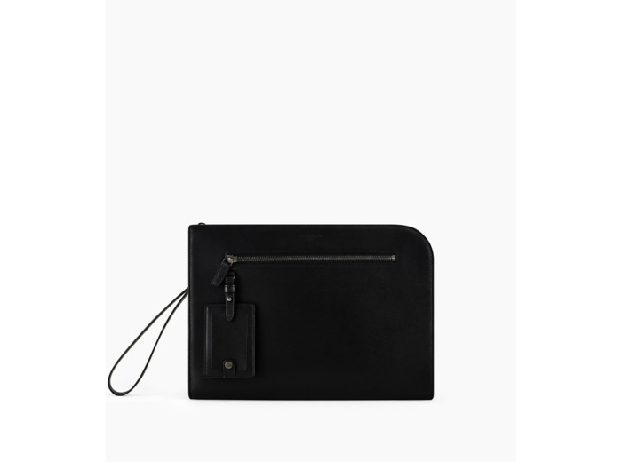 Pochette 13" Emile en cuir liégé