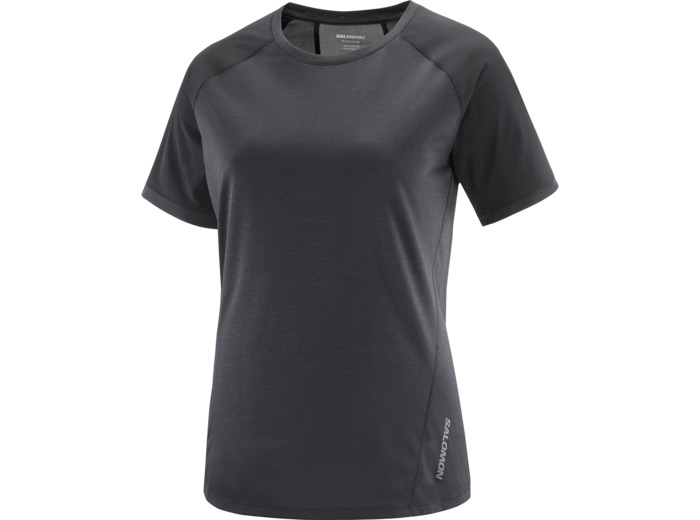 Outline Ss Tee Deep Black