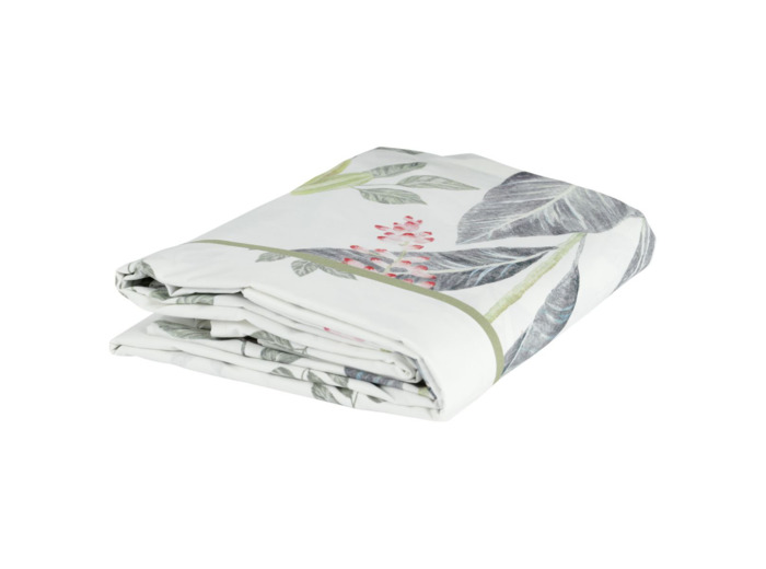 Drap plat Madinina exotique | Percale de coton | Tradition des Vosges