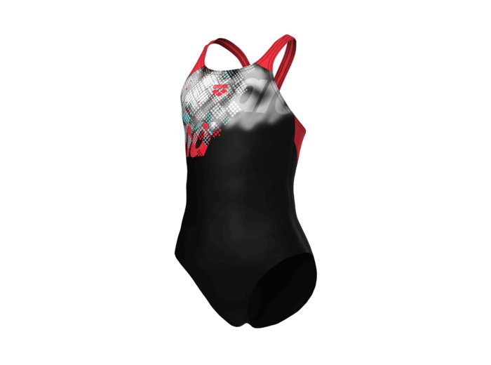 Maillot de bain arena Feel Splash Point V Back pour filles