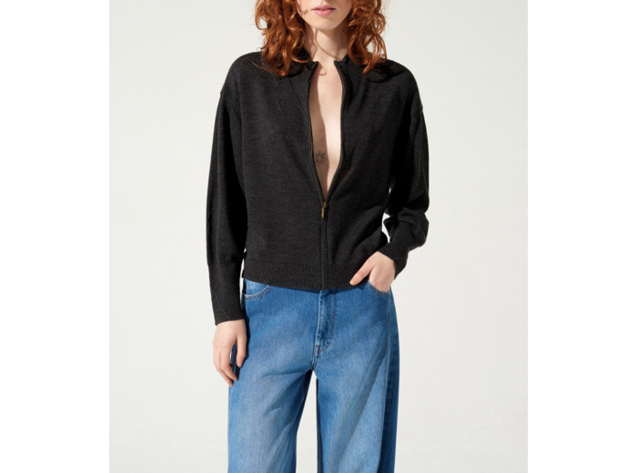 Cardigan charcoal bella