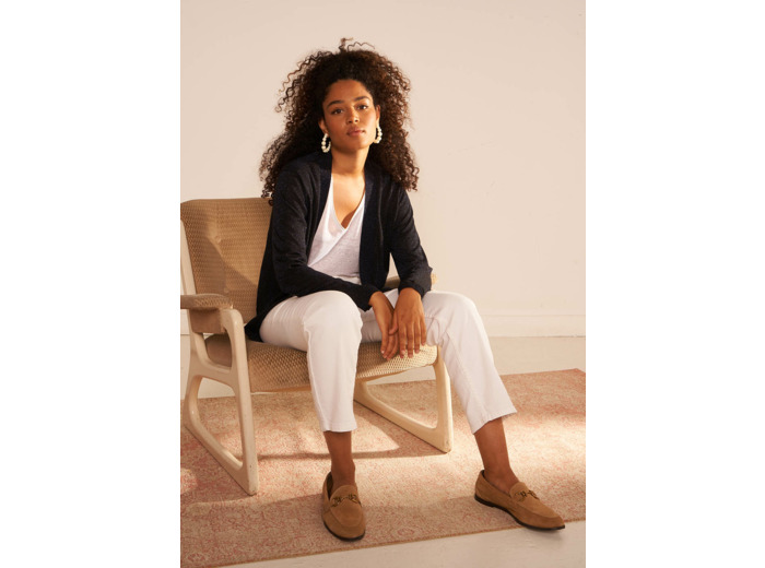 Gilet ouvert mi-long