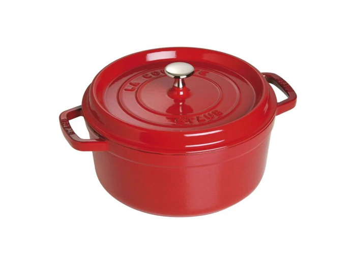 Cocotte ronde 24 cm Cerise
