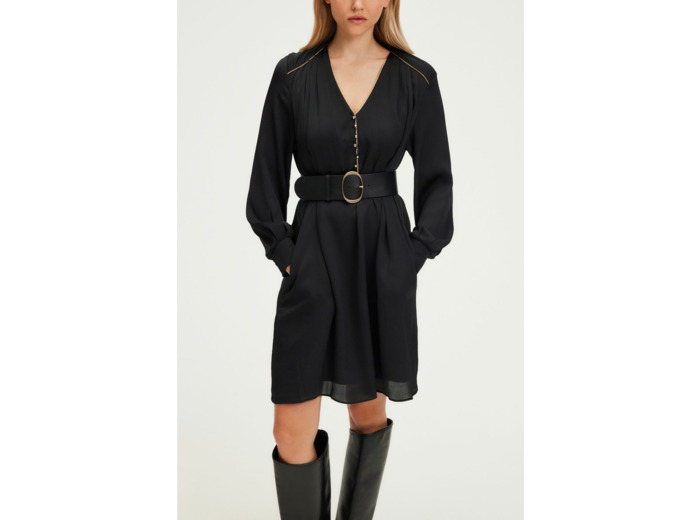 Robe courte noire - SHIREL