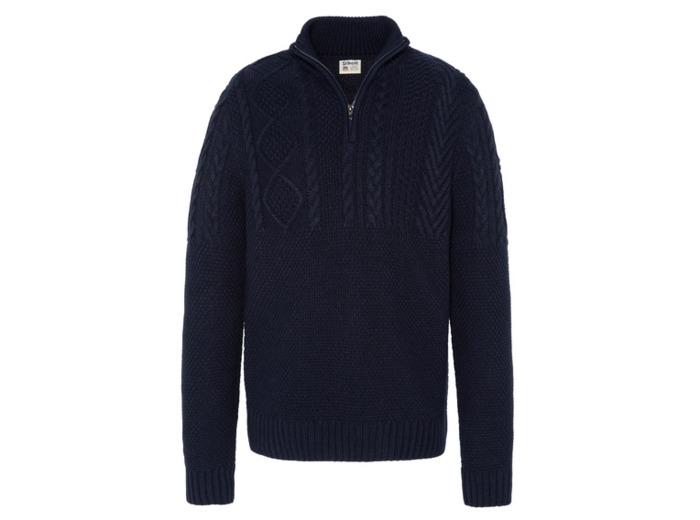 Pull col camionneur en maille torsadée PLALTAI SCHOTT