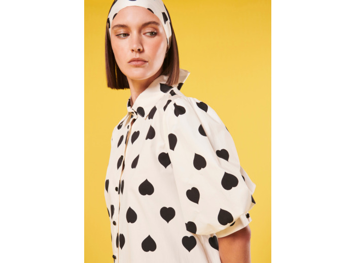 Chemise Calypso Craie en Coton Biologique Gots