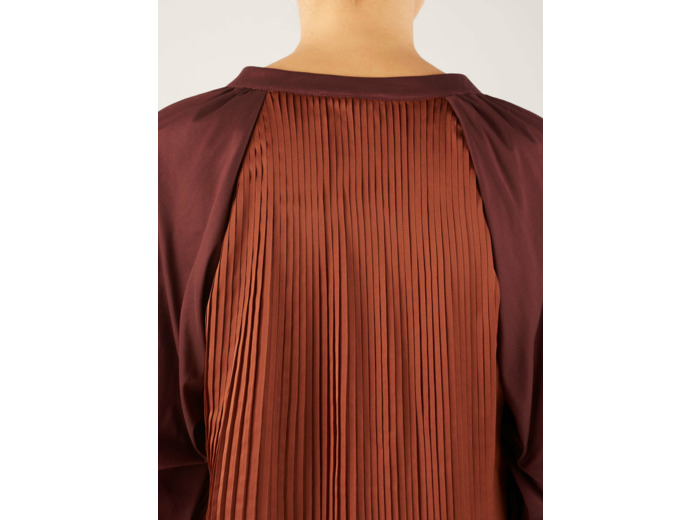 Blouse raisin