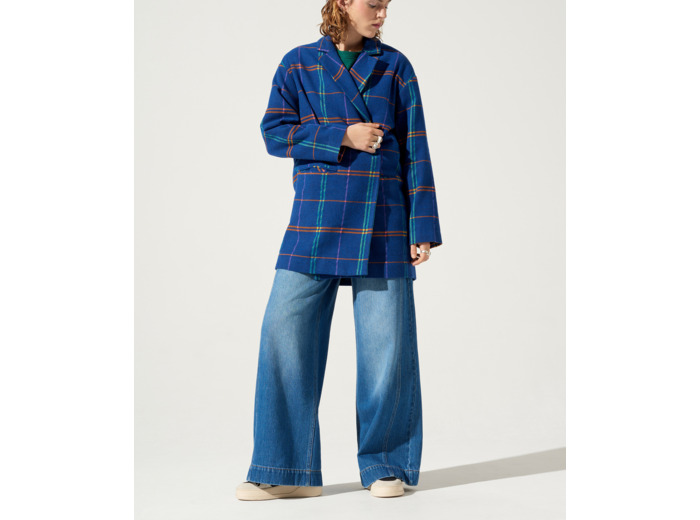 Manteau carreaux electrique