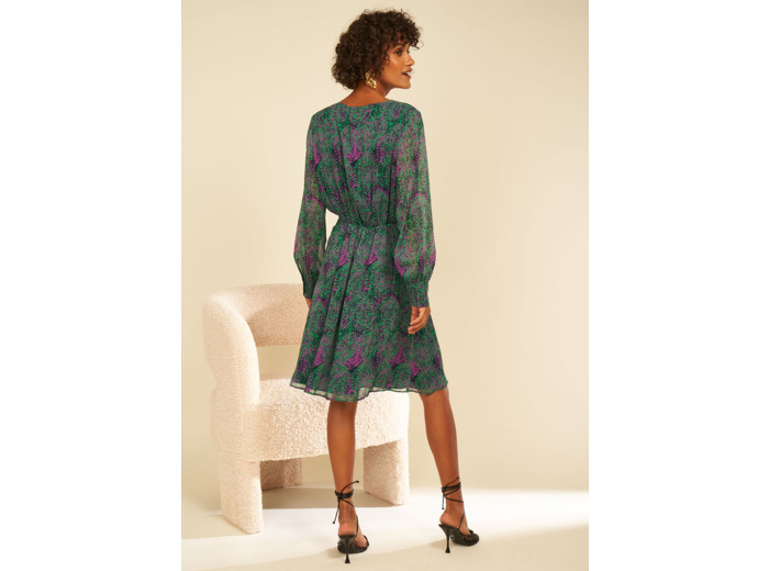 Robe courte imprimée