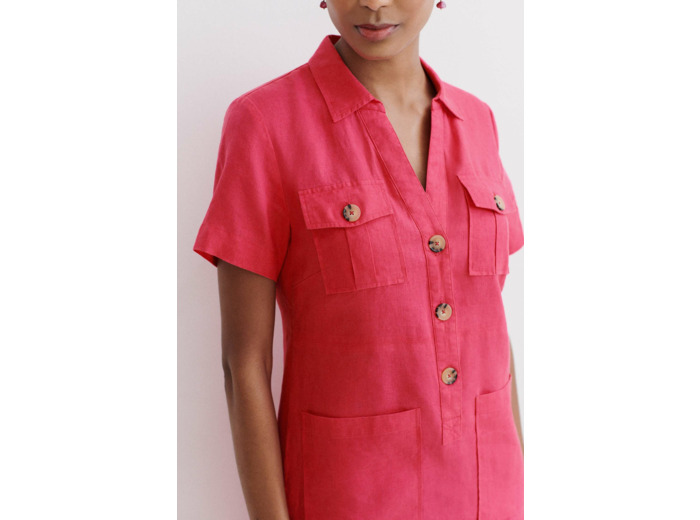 Robe laure 100% lin