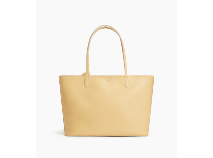 Grand sac cabas Louise en cuir grainé