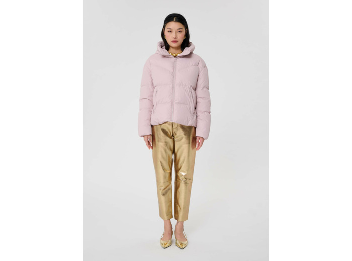 Doudoune Dolores Vieux Rose en Polyester