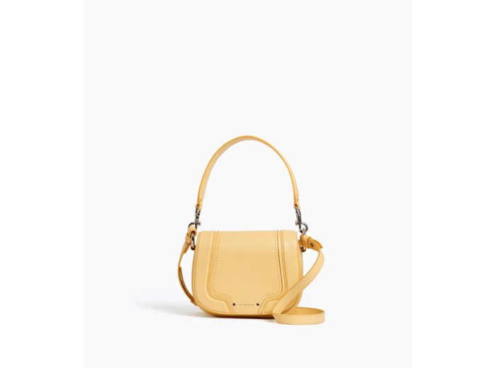 Sac bandoulière moyen modèle Ella en cuir grainé