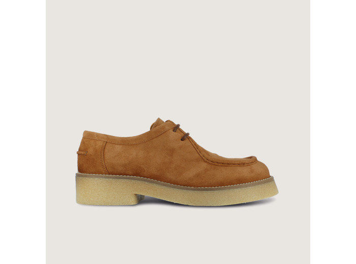 Derby Femme Poli Taupe