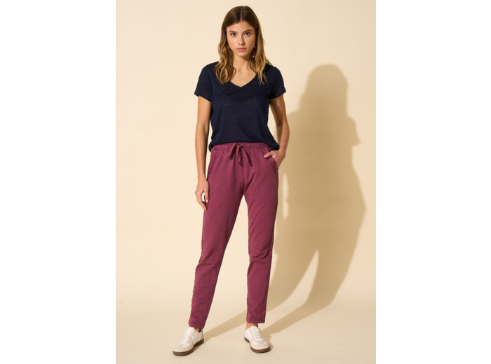 Jogging détails en satin