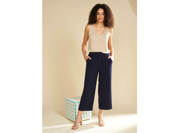 Pantalon 7/8 taille haute